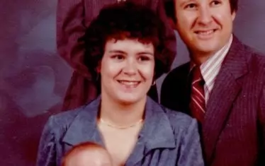 Семейна снимка на действителното семейство Гор. 