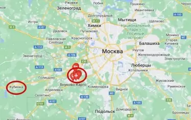 Целта поне на един от дроновете е била военната част в Кубинка