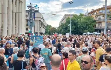 Бургас също протестира.