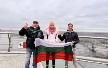  С Васко Кръпката, който изнесе концерт в Киев.