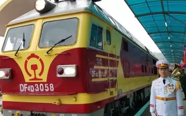 Влакът на севернокорейската управляваща династия.