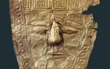  Смъртната маска на цар или владетел на голяма племенна общност.