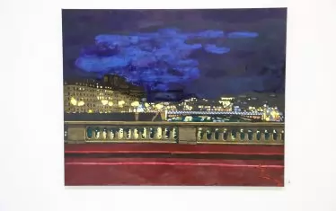  "Червен килим" на един от мостовете над Сена...