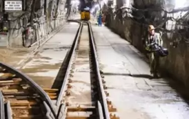  Тунелът P в зона 12 на ядрения полигон в щата Невада