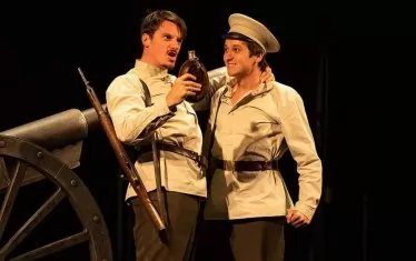  С Димитър Николов в "Народът на Вазов".