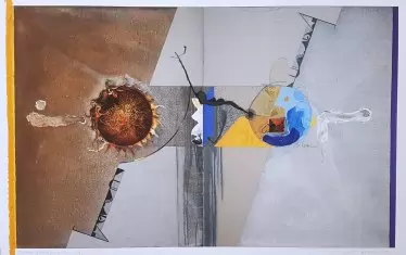  Изложбата в "Арте" показва и абстрактни творби на автора.