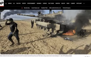 Хора на "Хамас" пласирали в големи медии снимки от нападението срещу Израел