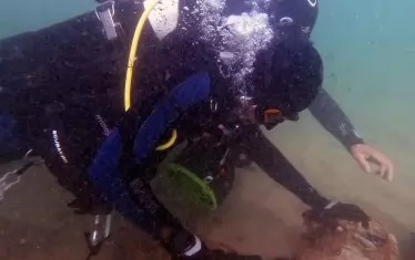  Находката е желязно оръдие от Османския период.