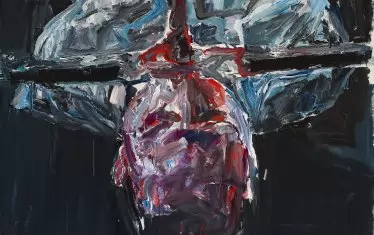 Персонажите на художника често сякаш се давят или вече са удавници.