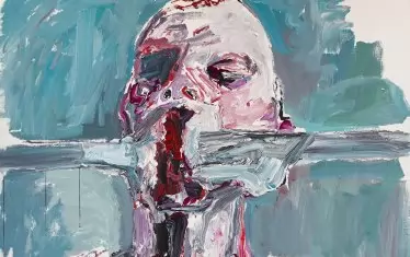 Персонажите на художника често сякаш се давят или вече са удавници.