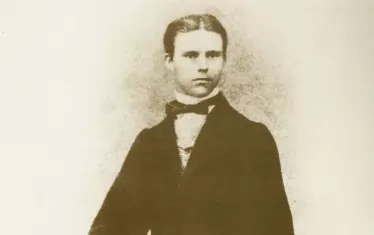 Иван Грозев на младини.