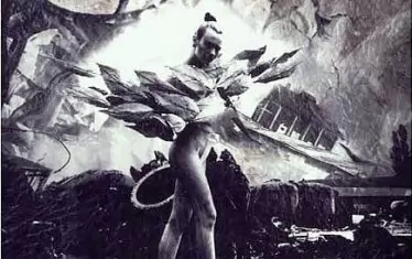 "Паднал ангел", 1996, сребърна черно-бяла фотография. 