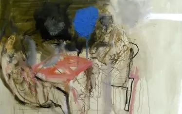  Още един от ескизите към платната в изложбата.