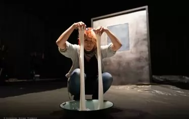  Момент от репетиционния процес.