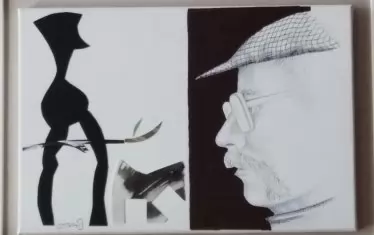  Художникът смята графикатурата за свой личен почерк.