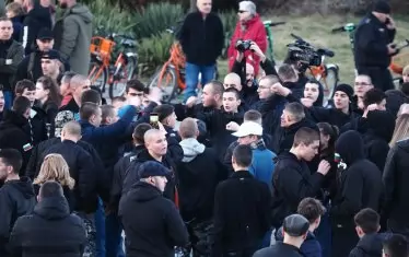  Покрай разправиите пак се стигна до скандиране на името на ген. Христо Луков, въпреки че уж нямаше да се споменава.