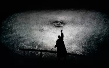 Човекът в мечтано единоборство с непознатото: капитан Ахав и Моби Дик.