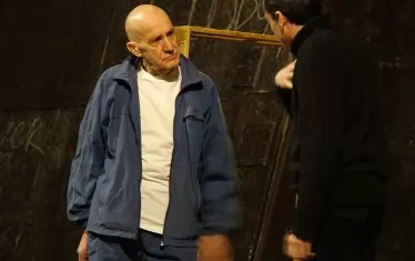  Наум Шопов и режисьорът Явор Гърдев по време на репетициите през 2006-а.