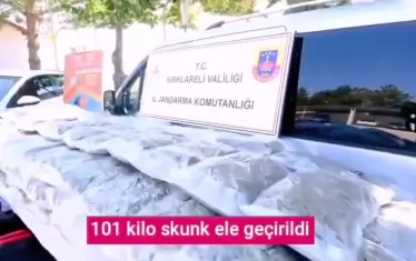 100-те кг дрога, за които турските власти твърдят, че е долетяла от България