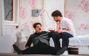   С Александър Кадиев в "Аз, досадникът".