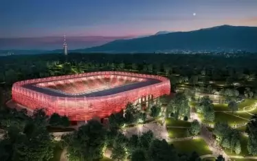 Така трябва да изглежда в завършен вид стадион "Българска армия" след тоталната реконструкция.