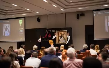 "Розовата роза (Момиче от село Герман)" бе най-скъпо изтъргуваната картина на Васил Стоилов в аукциона.