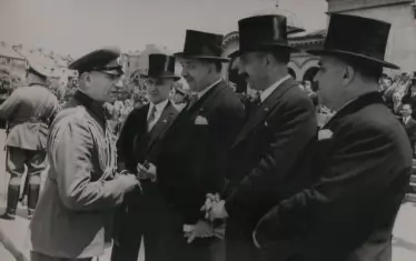 Празнуване на 6-ия рожден ден на Симеон Търновски през 1943 г.