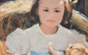 "Момиче с кукла" на Елисавета Консулова-Вазова - най-скъпата картина от българска художничка.