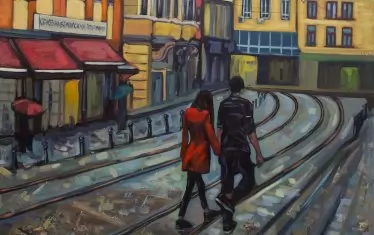 "Пресичащи в дъжда"