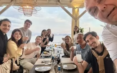  С директора и колегите в Гърция за Великден.