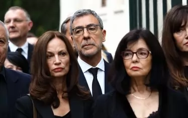  Бившите царски депутати Милена Паунова, Даниел Вълчев, Меглена Кунева на траурната церемония