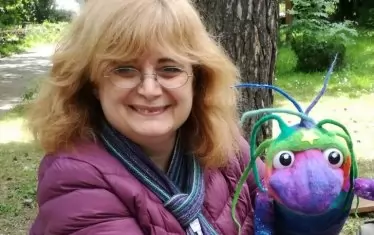 Създателката на "Театроскоп" - кукленият режисьор Мария Банова.