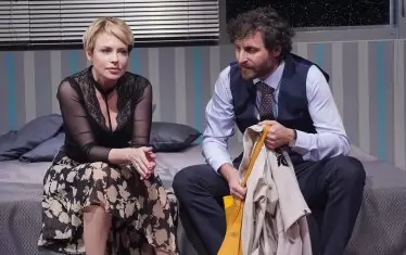  С Иван Юруков в "Едни момичета" от Нийл Лабют, реж. Стефан Спасов.