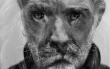  "Автопортрет като звяр", 2019.