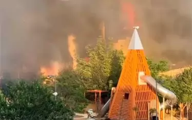  Подпалени бяха няколко сгради