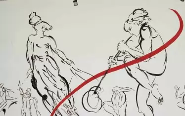  Двамата визуални артисти търсят допирните точки между наука и изкуство.