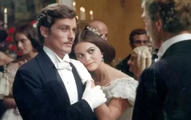  Ален Делон и Клаудия Кардинале в оригинала на Лукино Висконти.