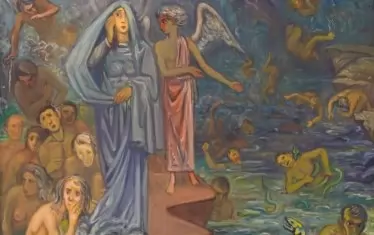  Библейски сюжет, излязъл изпод четката на Наум Хаджимладенов.