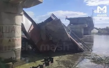  Автомобилният мост бе основен за логистиката на руските войски в Глушковския район