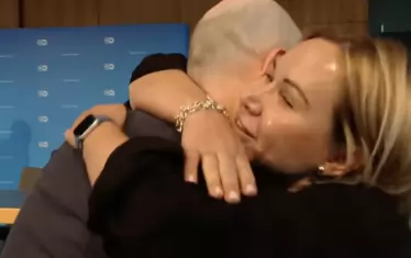 Андрей Пивоваров със съпругата си