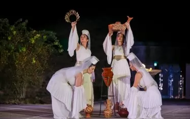  Моменти от досега представените мистерии на траките в рамките на тазгодишното издание на фестивала.