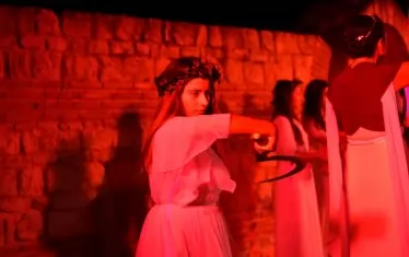  Моменти от досега представените мистерии на траките в рамките на тазгодишното издание на фестивала.