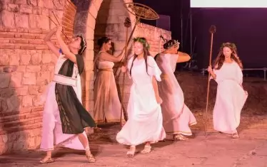  Моменти от досега представените мистерии на траките в рамките на тазгодишното издание на фестивала.