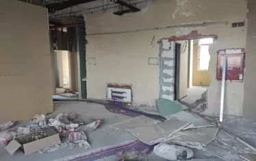  От ПП/ДБ/СС показаха снимки за моментното състояние на общежитието.  