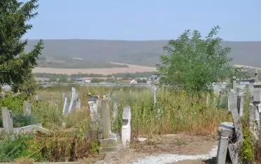  Част от гробовете.