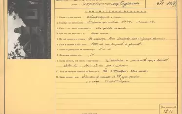 Справка от 1939 г. за чешмата, намираща се в института по паметници на културата.