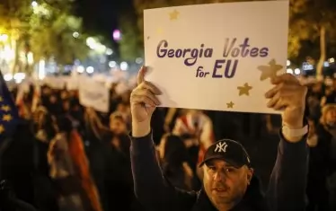 Миналата неделя проевропейските опозиционни сили направиха огромна демонстрация в Тбилиси