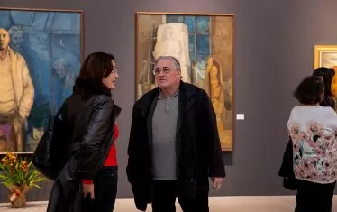  Художникът и скулптор проф. Станислав Памукчиев бе сред гостите на събитието.