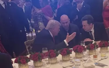 Тръмп и Елън Мъск преди обявяването на резултатите