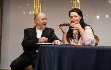  Деница Даринова и Георги Спасов: този колбас ще се хареса много на Инспектора. 